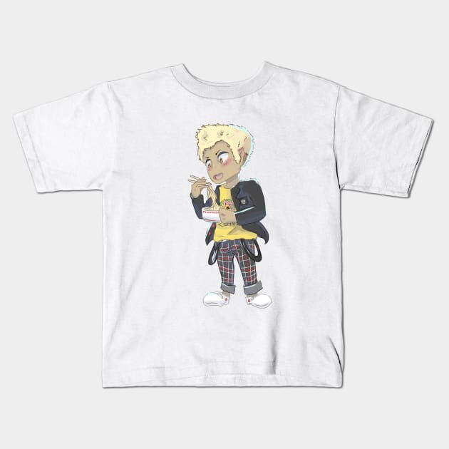 Ryuji Kids T-Shirt by lusalema